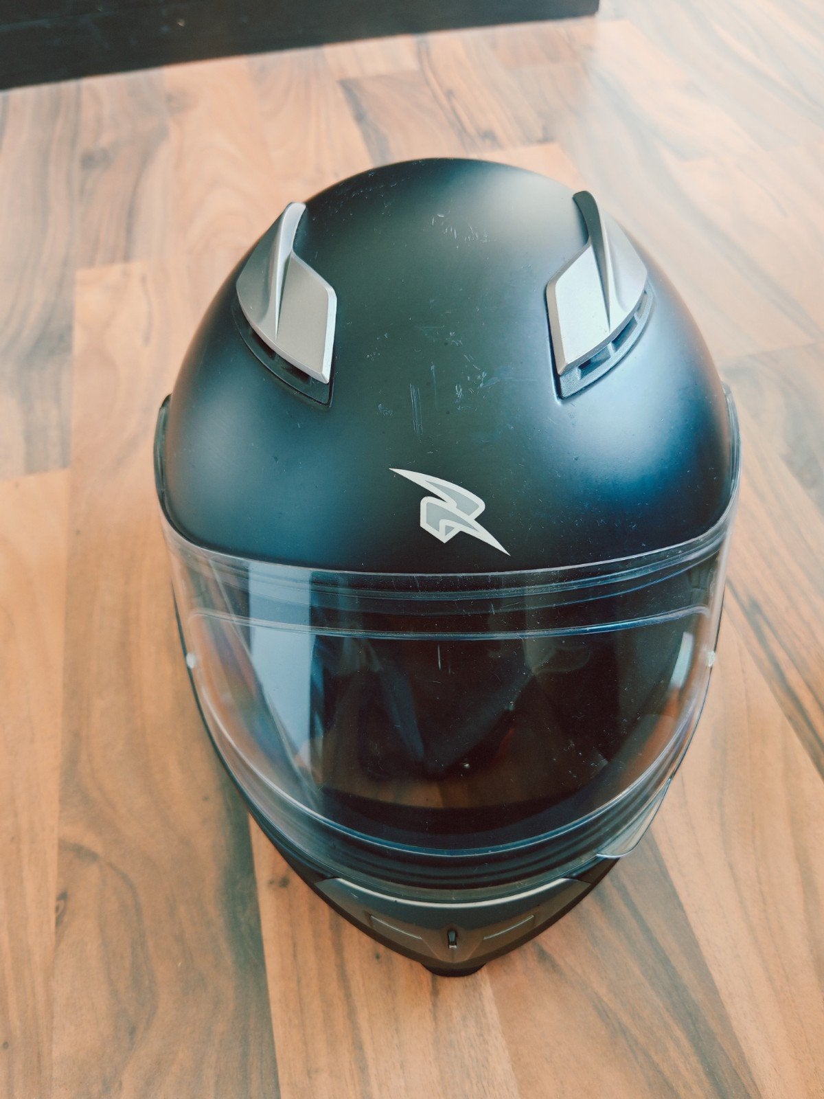 RXA Systeemhelm Integraalhelm Mat Zwart met Zonnevizier XXL, Systeemhelm, XXL, Tweedehands, Ophalen