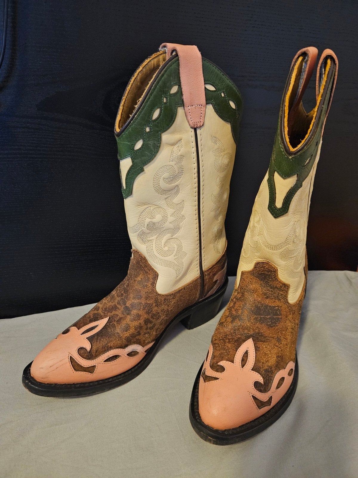 Bootstock cowboy laarzen., Hoge laarzen, Bruin, Ophalen of Verzenden, Zo goed als nieuw