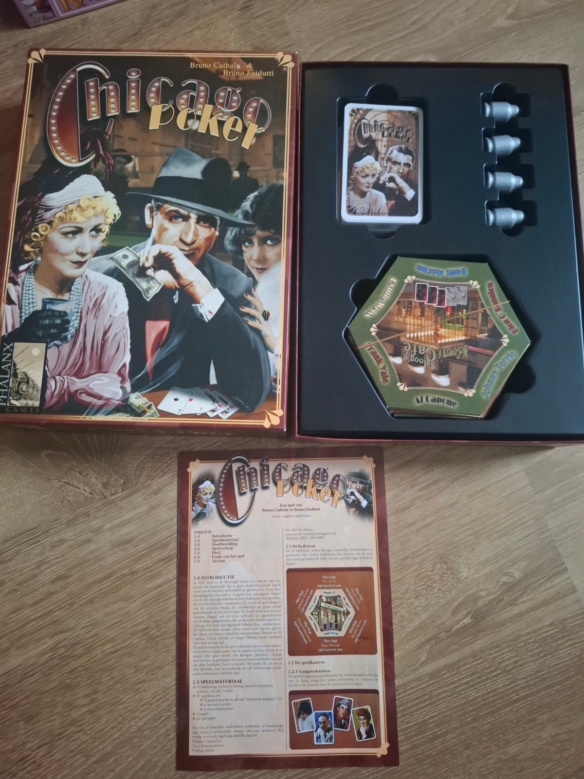 Chicago Poker spel, Hobby en Vrije tijd, Gezelschapsspellen | Kaartspellen, Ophalen of Verzenden