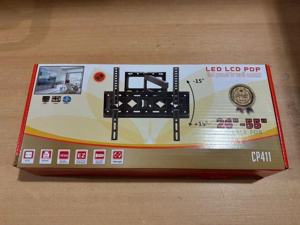 Universele TV beugel - 25-55 Inch draaibaar & kantelbaar, Ophalen of Verzenden, Nijverheidscentrum 44, Opruimdeals, Info@opruimdeals.nl