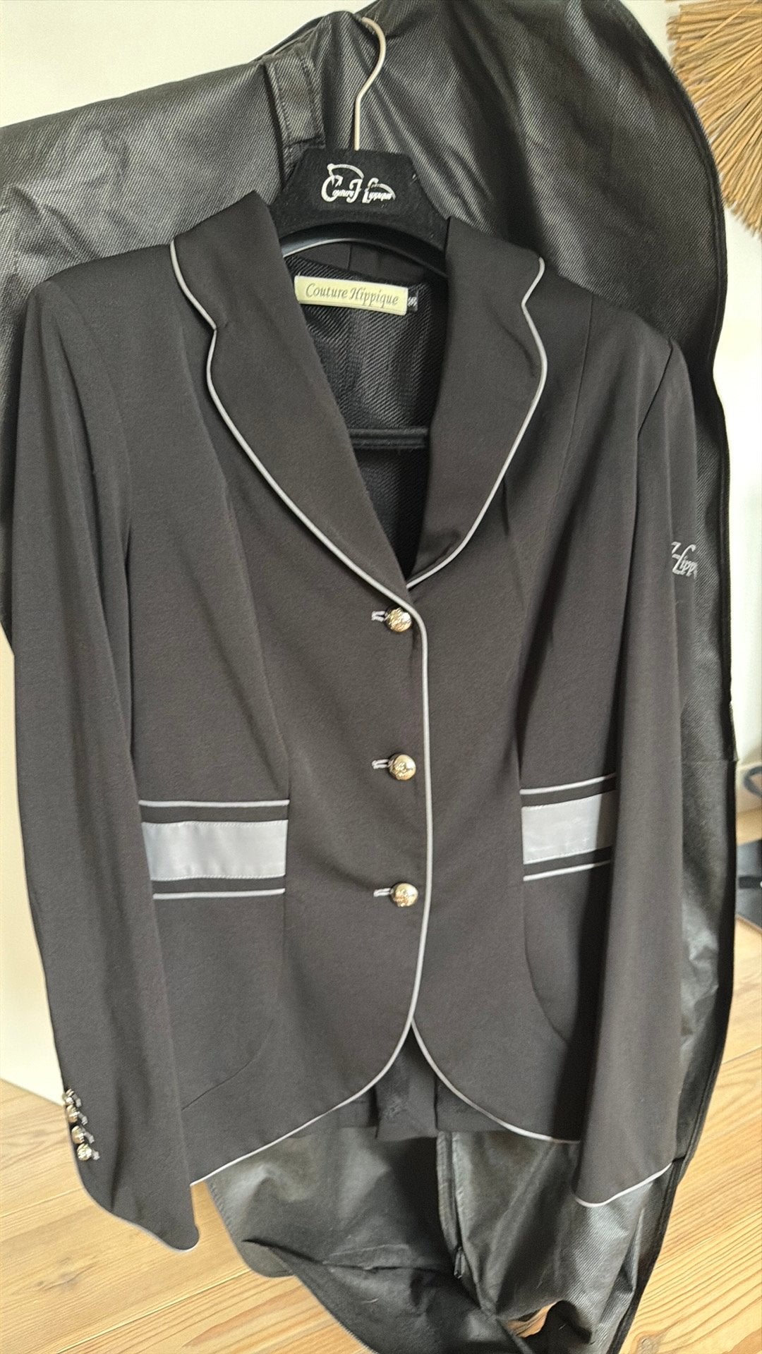 Wedstrijdjasje mt 36, Dieren en Toebehoren, Paardrijkleding, Ophalen of Verzenden, Zo goed als nieuw, Dressuur, Bovenkleding