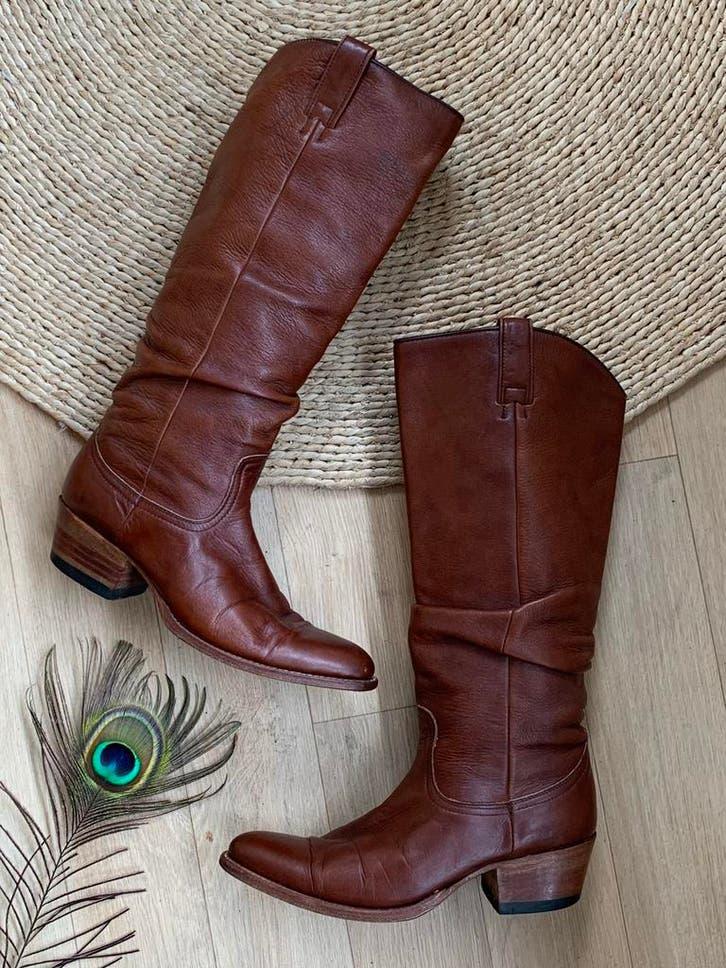 Sendra ?Laura Ashley? hoge cowboylaarzen 37 western boots, Hoge laarzen, -, Ophalen of Verzenden, Zo goed als nieuw