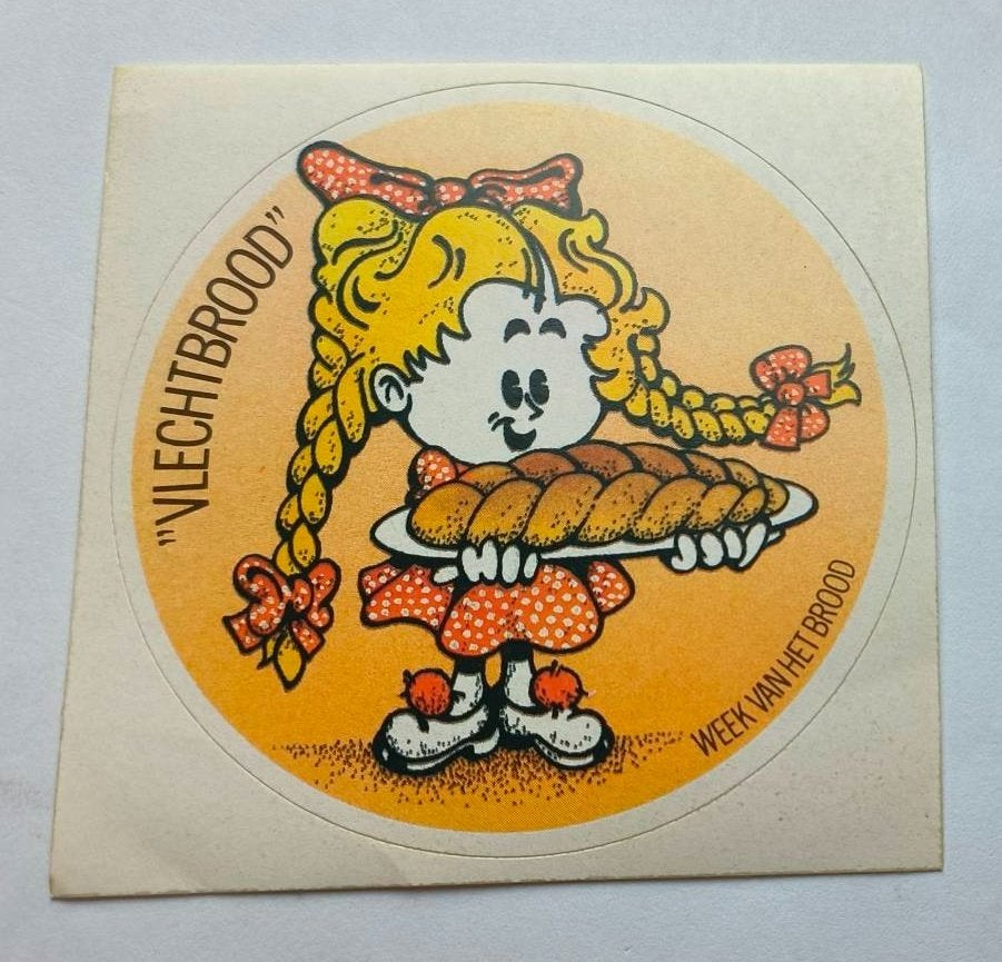 Sticker Vlechtbrood, Ophalen of Verzenden, Zo goed als nieuw, Overige typen