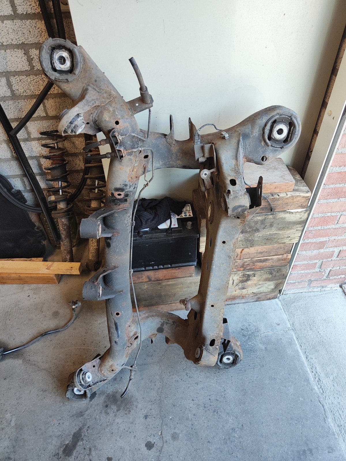 Achter subframe E90 E91 E92 XDrive achteras, Auto-onderdelen, Ophanging en Onderstel, BMW, Gebruikt, Ophalen