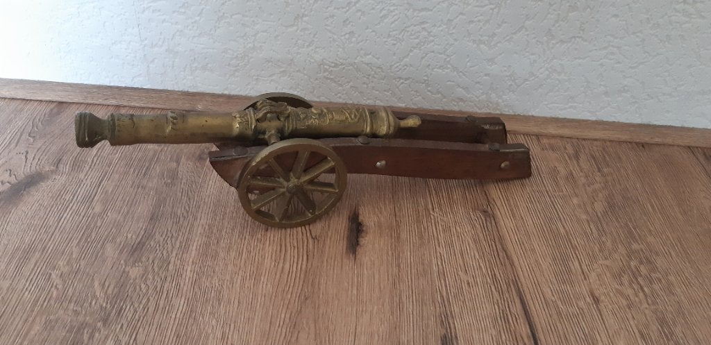 Decoratief miniatuur kanon, Ophalen of Verzenden, Landmacht, Nederland