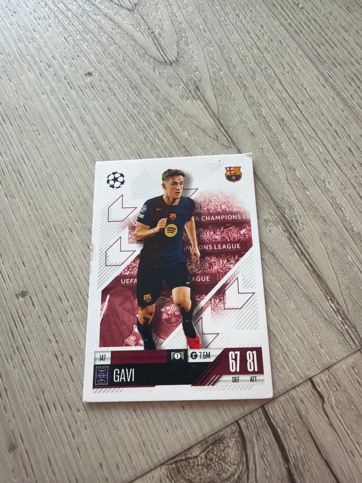 Topps Match Attax Gavi FC Barcelona Spelerskaart, Verzenden, Zo goed als nieuw, Buitenlandse clubs, Spelerskaart