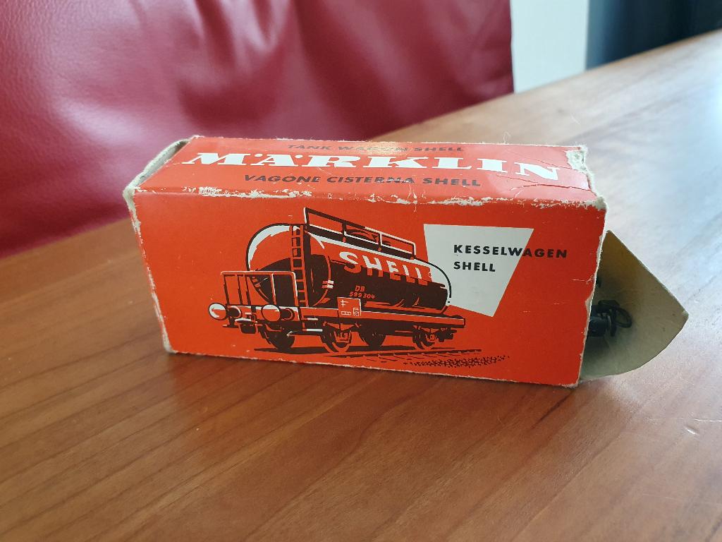 Märklin ketelwagen shell 4502, Hobby en Vrije tijd, Modeltreinen | H0, Wisselstroom, Wagon, Ophalen of Verzenden, Zo goed als nieuw