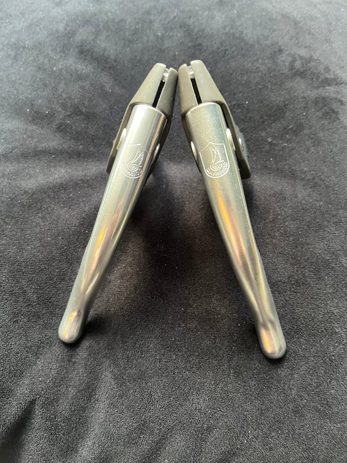 Campagnolo Record remgrepen zonder rubbers NOS, Remmen, Nieuw, Ophalen of Verzenden, Aluminium