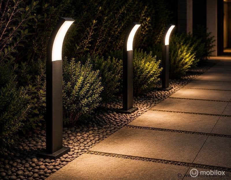 Online Veiling: 4 x LED Buiten Sokkel Lamp – 12W – 4200K ..., Nieuw