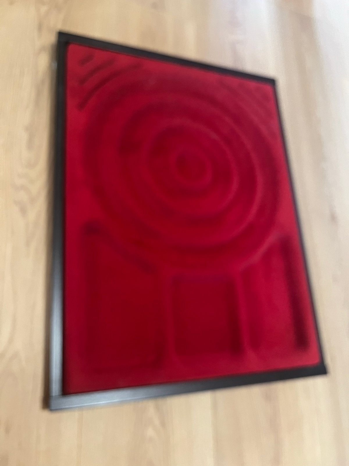 IKEA komplement lade-organizer rood vilt, Ophalen of Verzenden, Zo goed als nieuw, Modern, Rood