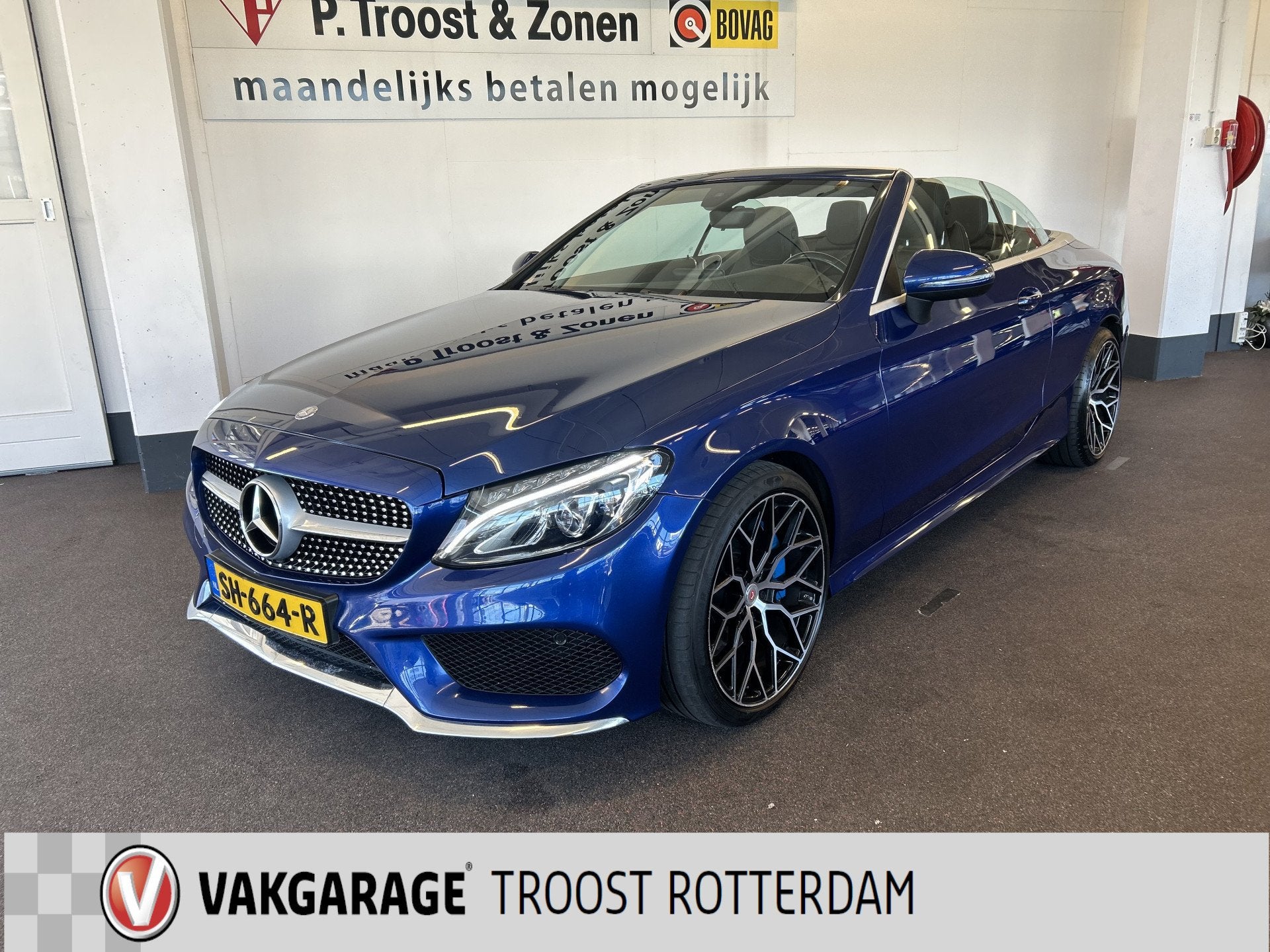 Mercedes-Benz C-Klasse Cabrio 300 AMG Line 245PK | Cruise co, Auto's, 4 cilinders, Bedrijf, 93 €/maand, 750 kg