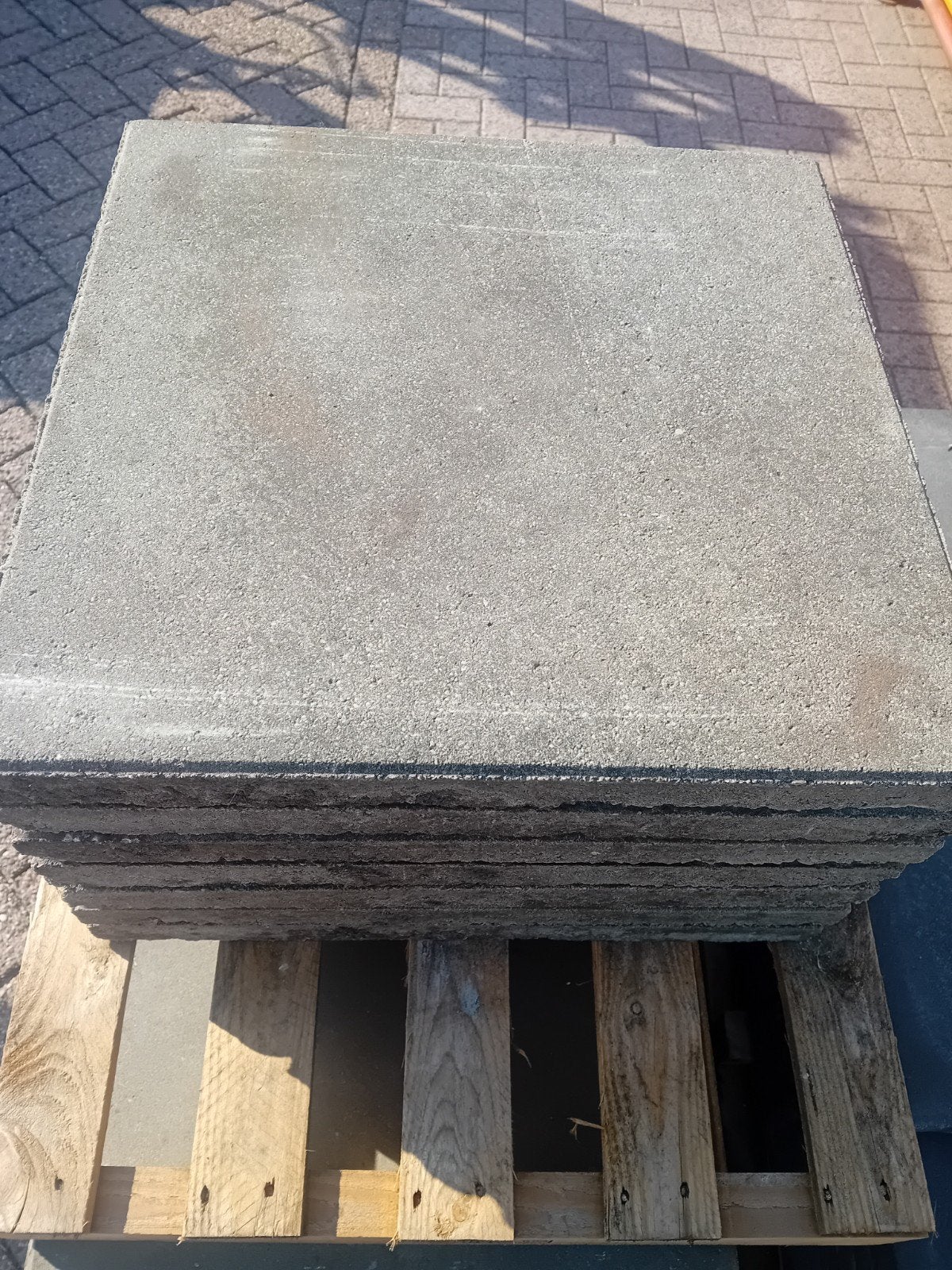 7 tegels 50x50x4 cm, Tuin en Terras, Tegels en Klinkers, Ophalen