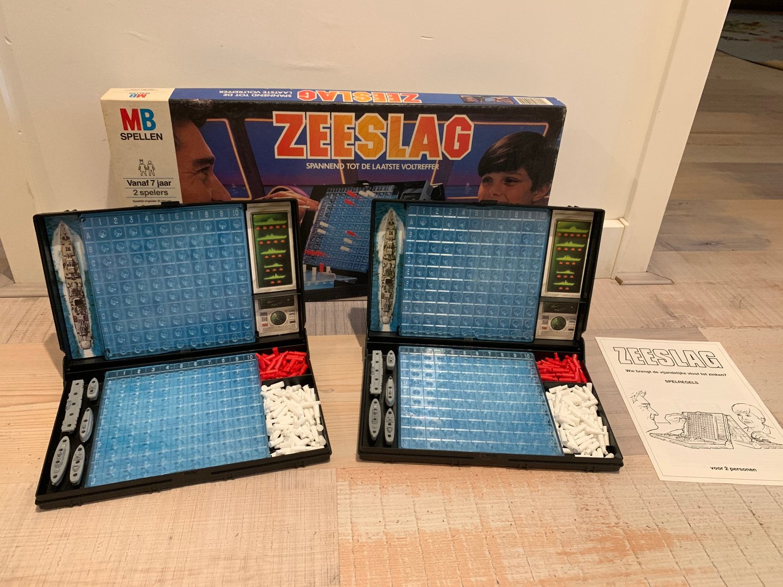 Bordspel Zeeslag van MB, Ophalen of Verzenden, Zo goed als nieuw