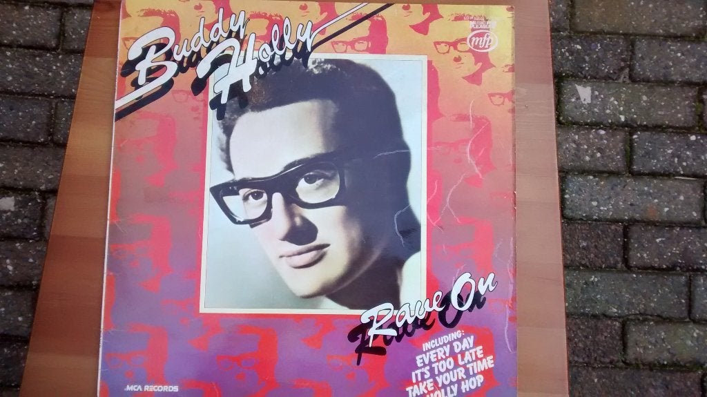 Lp - Buddy Holly - Rave on, Ophalen of Verzenden, Zo goed als nieuw, 12 inch, Rock-'n-Roll