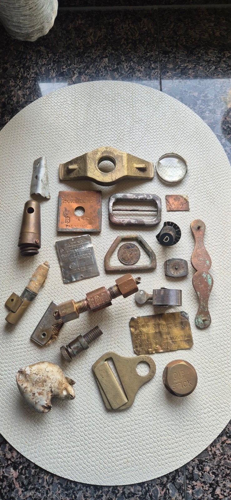 Relics Avro Lancaster Vliegtuigonderdelen Collectie, Ophalen of Verzenden