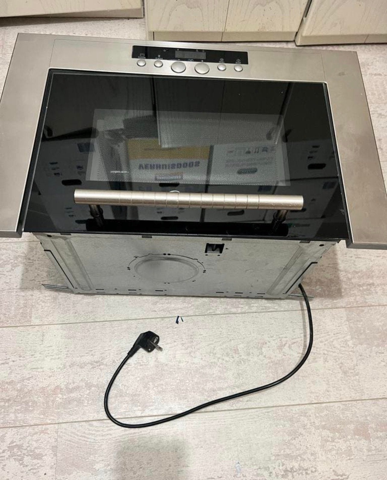 Bauknecht Inbouw Oven - Glazen Deur, Zilveren Rand, Witgoed en Apparatuur, Ovens, Ophalen, Minder dan 45 cm, Bauknecht, Gebruikt