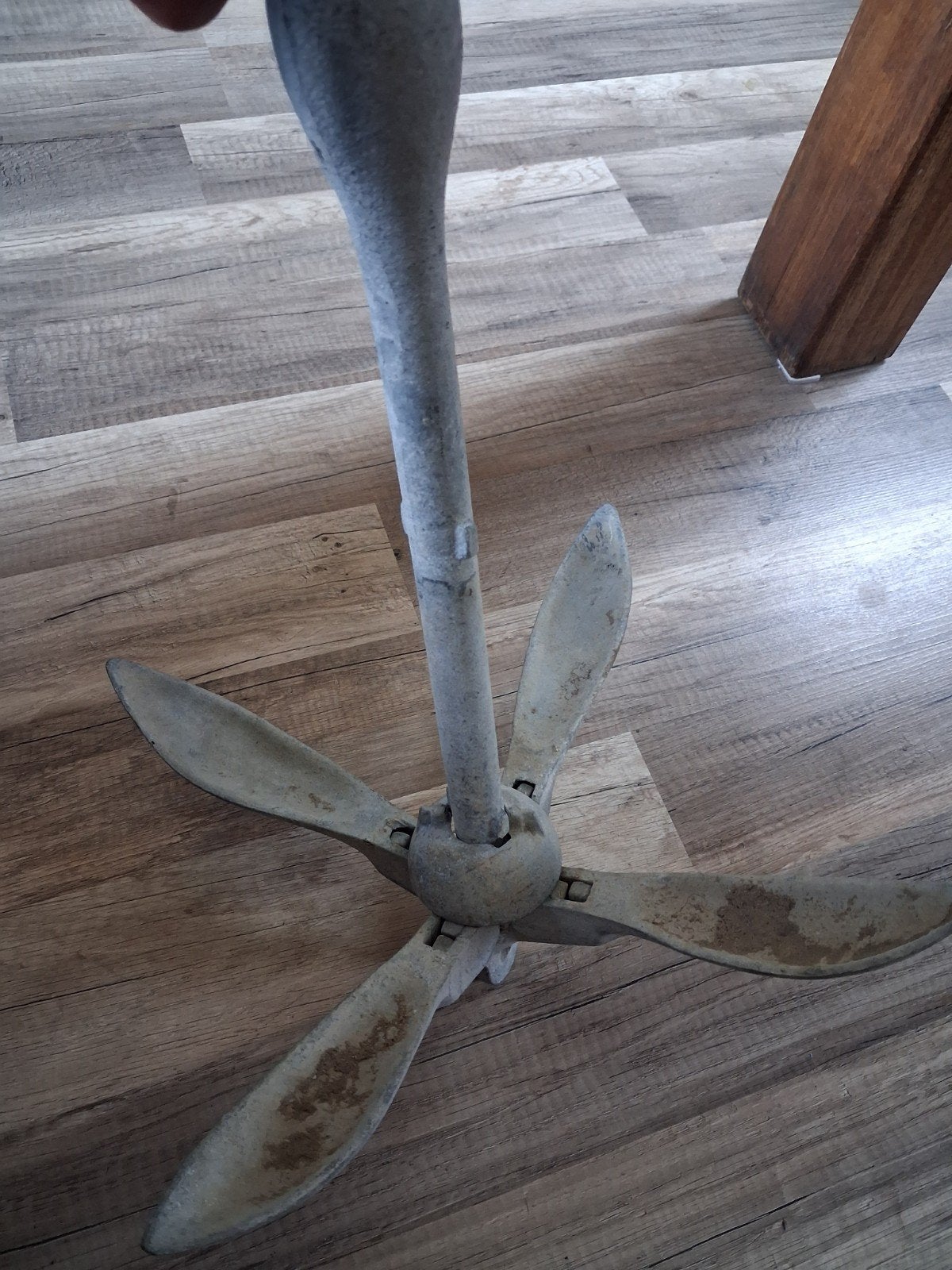 Gegoten metalen anker "4kg", Watersport en Boten, Ophalen of Verzenden
