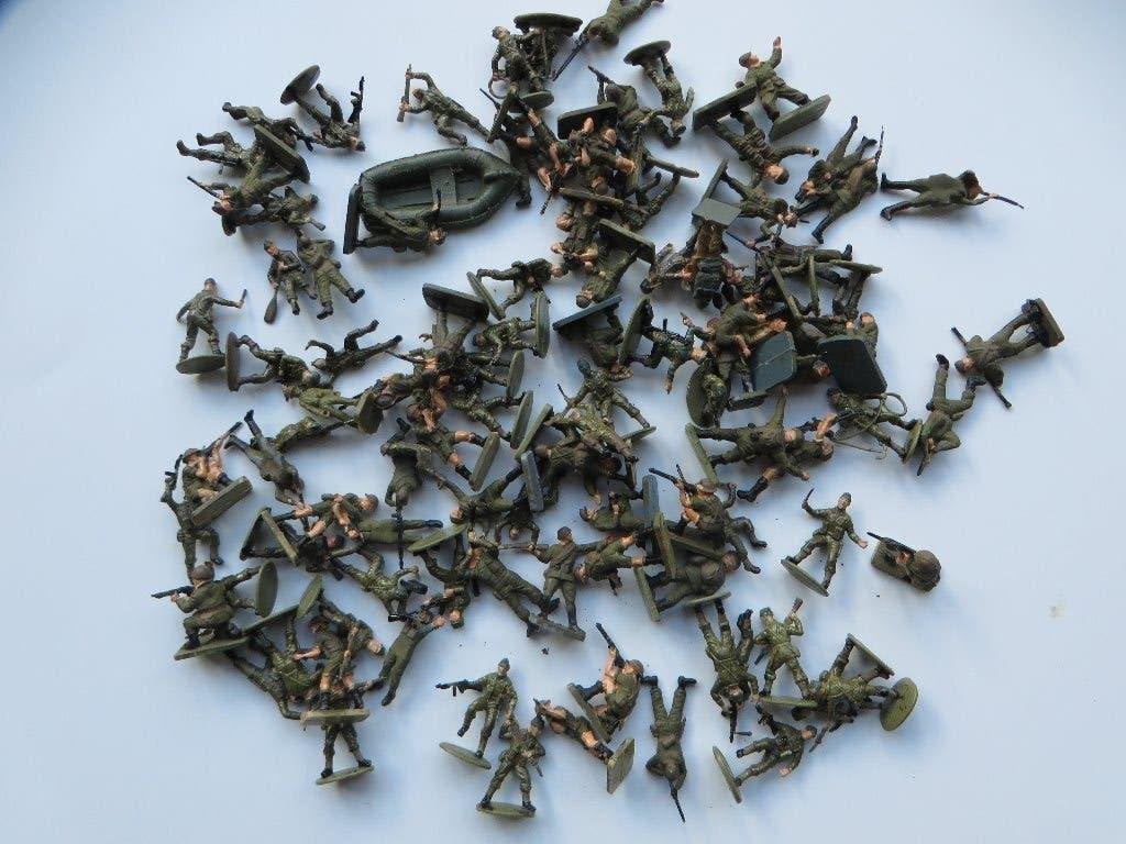 Verzameling militairen W.O. 2(Matchbox ?), Verzenden, Gebruikt