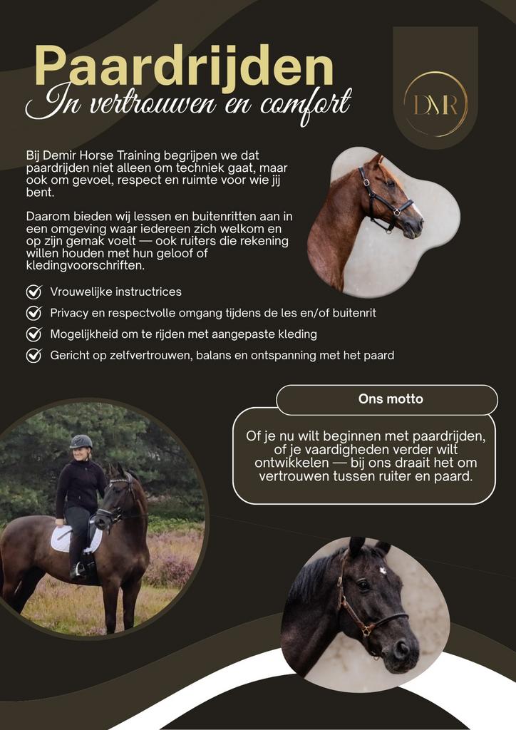 Beleren, doorrijden, instructie, paarden met trauma, Ruiter of Bijrijder