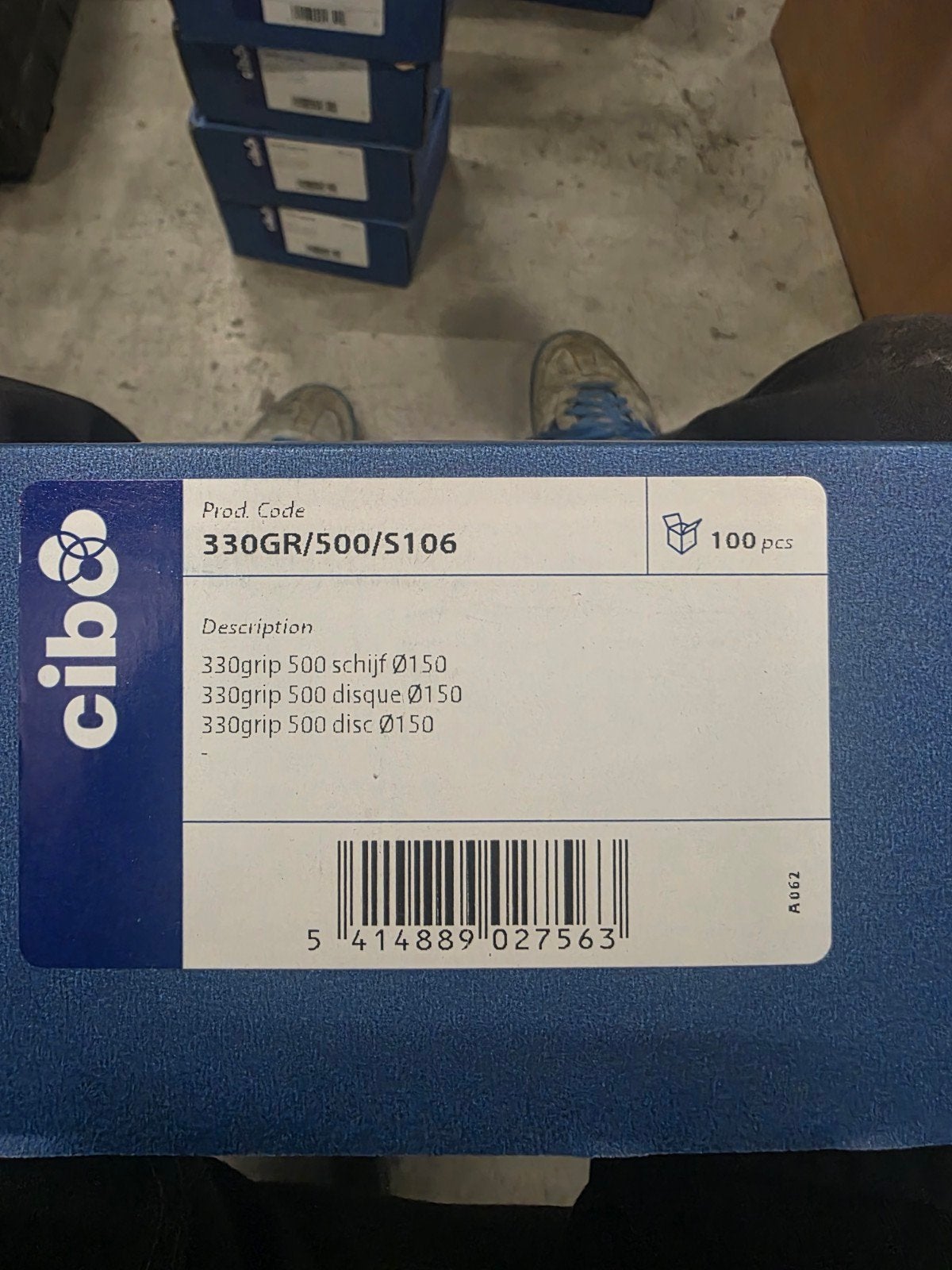 Cibo 330GR/500/S106 schuurschijven P500, 5 dozen beschikbaar, Ophalen of Verzenden