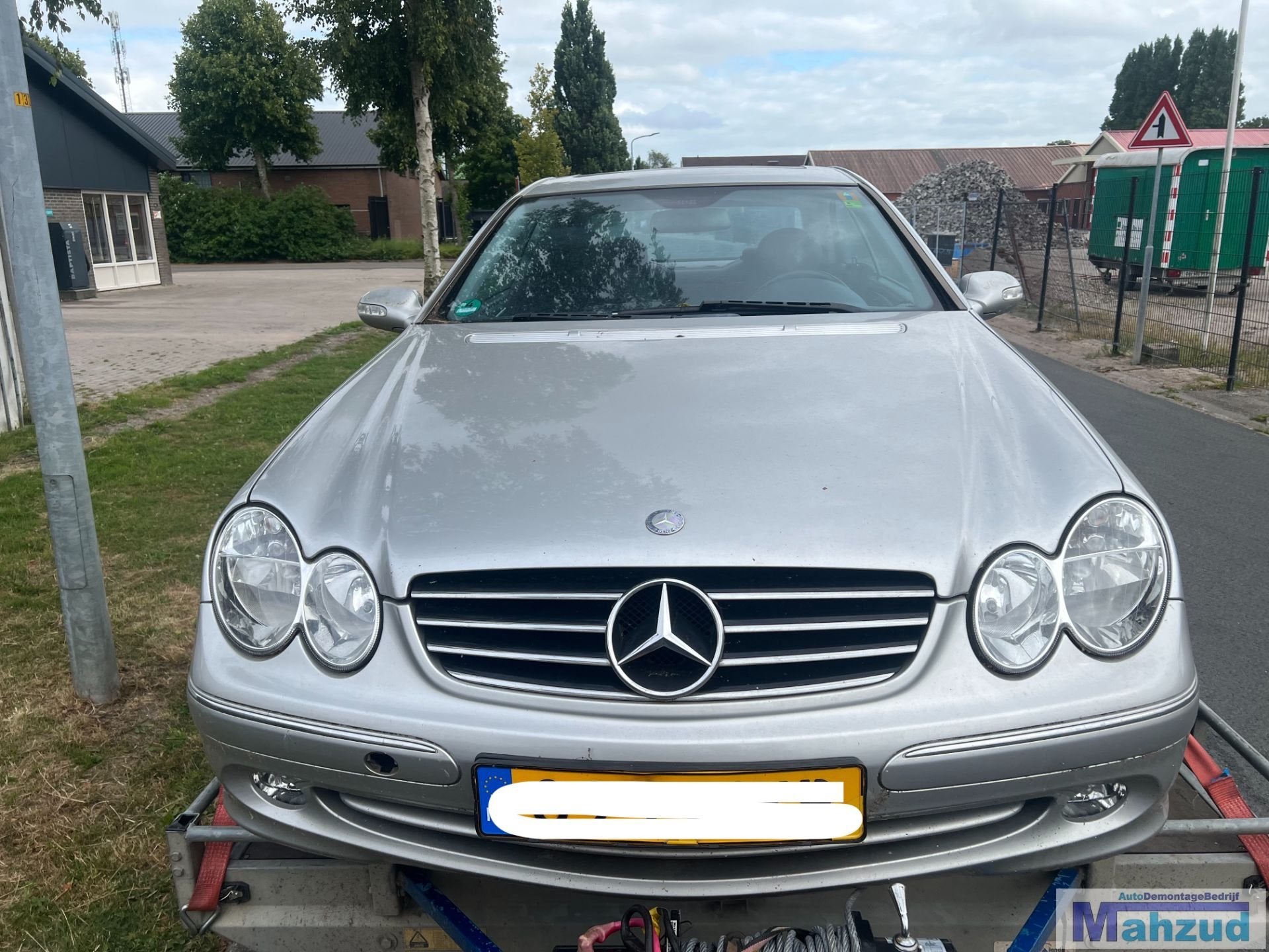 CLK W209 1.8 ZILVER 744 271940 DEMONTAGE VELGEN 5x112 66.6, Gebruikt, Mercedes-Benz AG, Mercedes-Benz, Ophalen of Verzenden