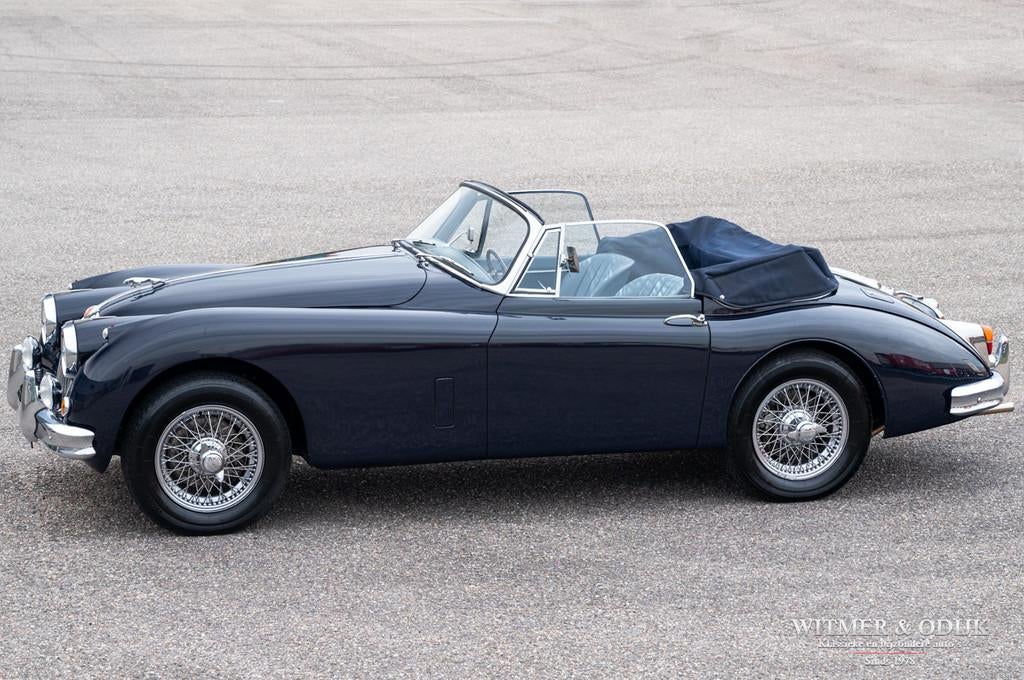 Jaguar XK150 DHC 3.8ltr, stuurbekrachtiging (bj 1961), Auto's, Jaguar, Bedrijf, Te koop, XK, Open dak, Benzine, Cabriolet, Automaat