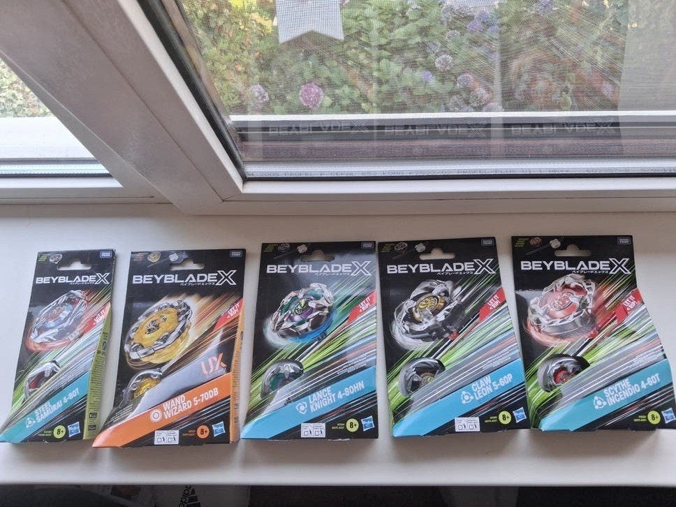 Nieuwe Beyblade X beyblades  Steel Samurai, Wizard, Lance Kn, Ophalen of Verzenden, Nieuw, Jongen of Meisje