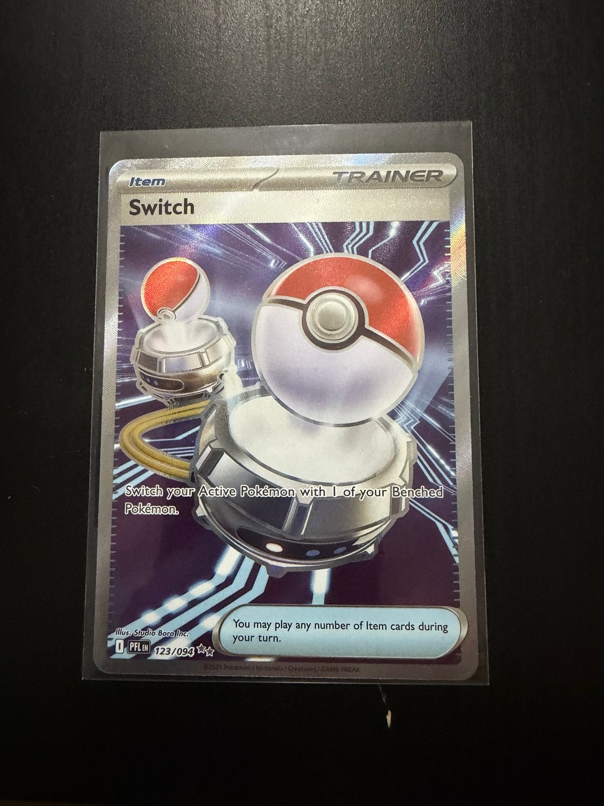 Pokémon TCG: Switch Trainer Kaart (123/094), Ophalen of Verzenden, Zo goed als nieuw, Losse kaart