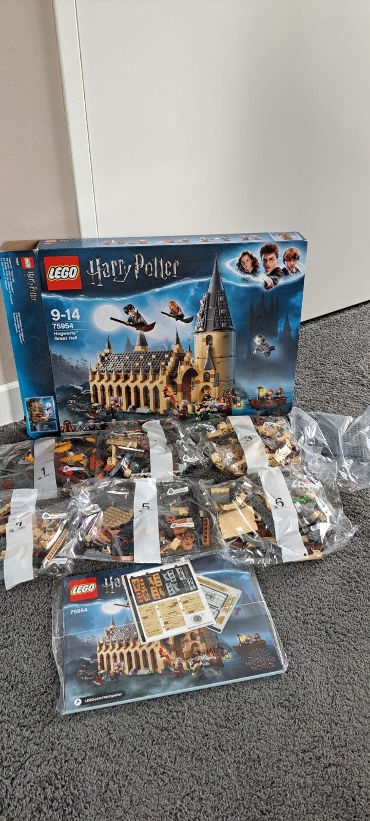 Lego 75954 Harry Potter De grote zaal van Zweinstein, Lego, Ophalen of Verzenden, Compleet, Complete set