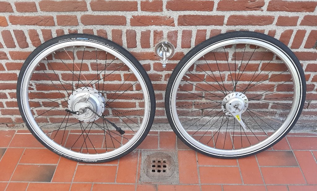 Set Wielen Batavus Padova Easy E-bike 28 inch, Elektrische fiets, Set Wielen Batavus Padova Easy E-bike 28 inch, Zo goed als nieuw
