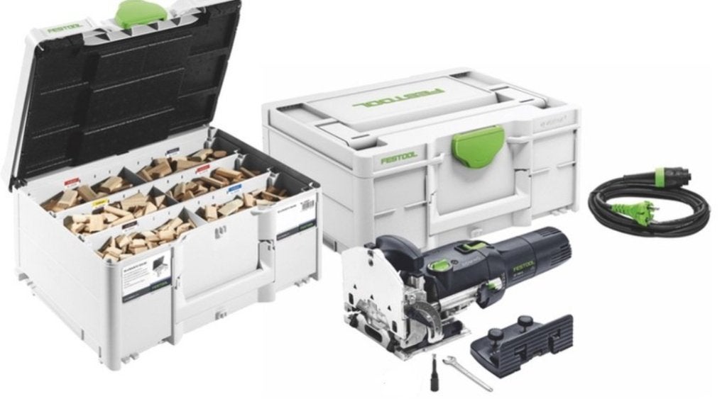 ZGAN Festool Domino Frees DF 500 Q-Plus met Domino Systainer, Doe-het-zelf en Verbouw, Lamellenfrees, Ophalen of Verzenden, Zo goed als nieuw