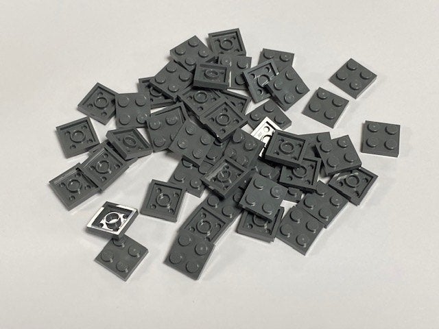 Partij 50x nieuwe 2x2 Lego platen in diverse kleuren, Overige thema's, Lego, Nieuw, Ophalen of Verzenden