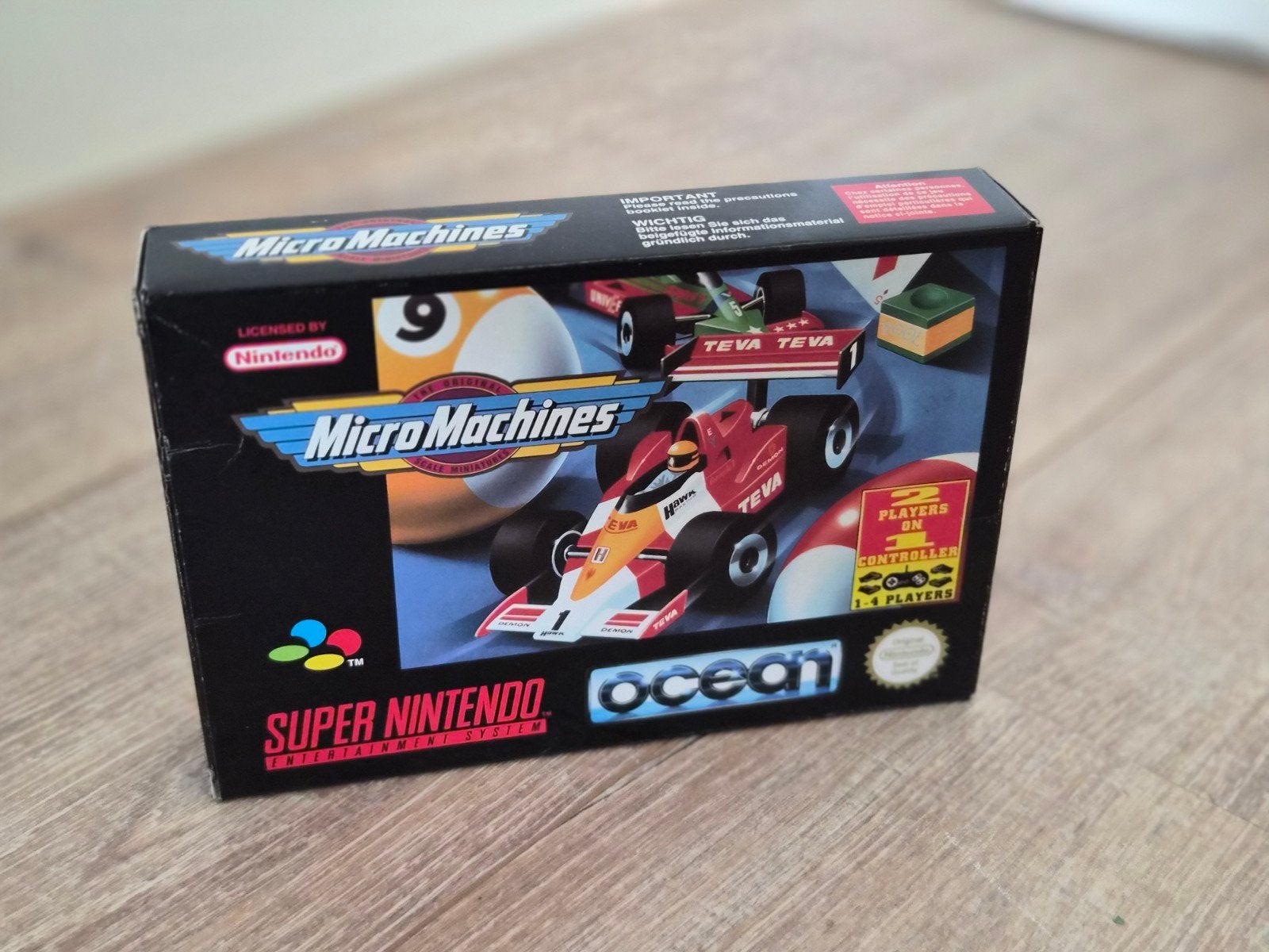 Micro Machines Super Nintendo Entertainment System, Spelcomputers en Games, Ophalen, Gebruikt, Racen en Vliegen, 3 spelers of meer