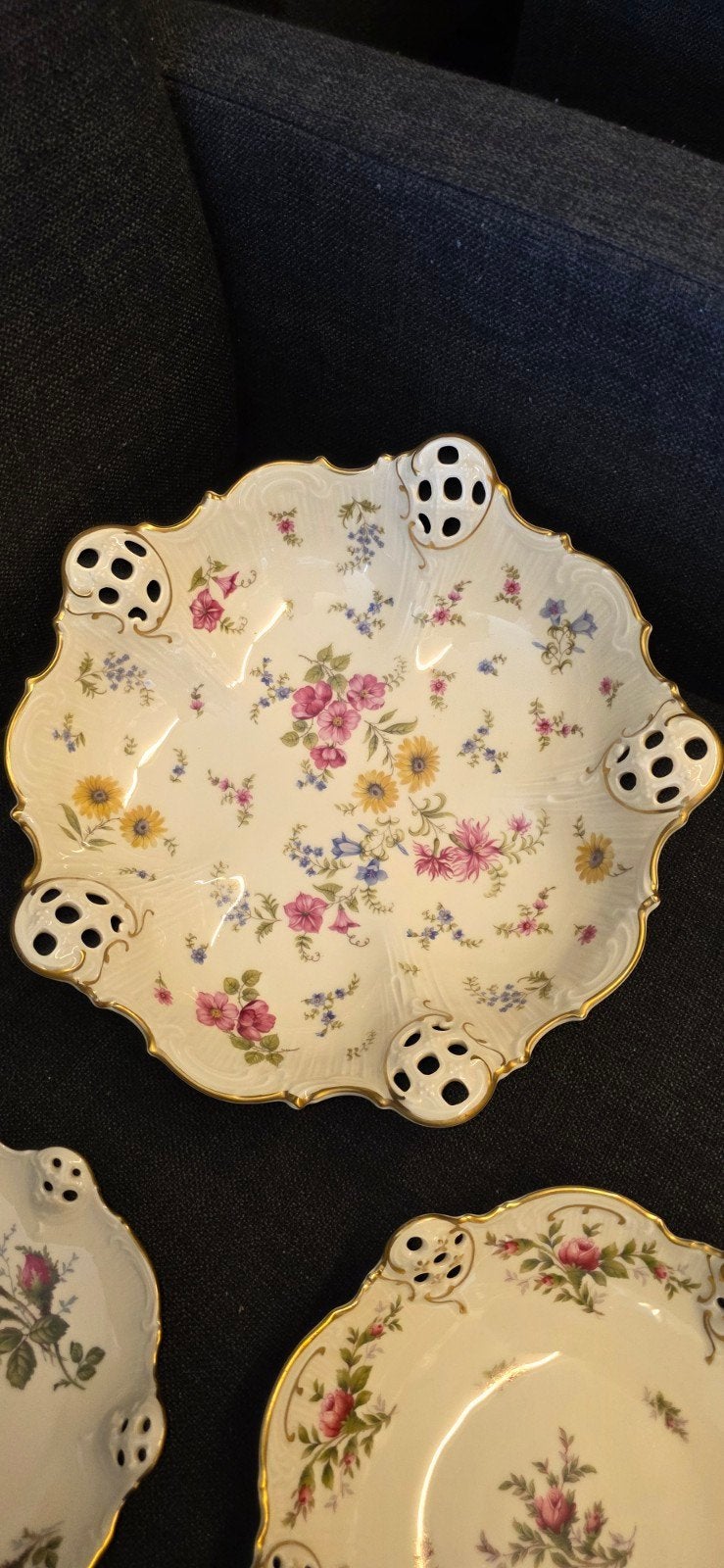 Rosenthal Molière schalen set met bloemmotief, Ophalen