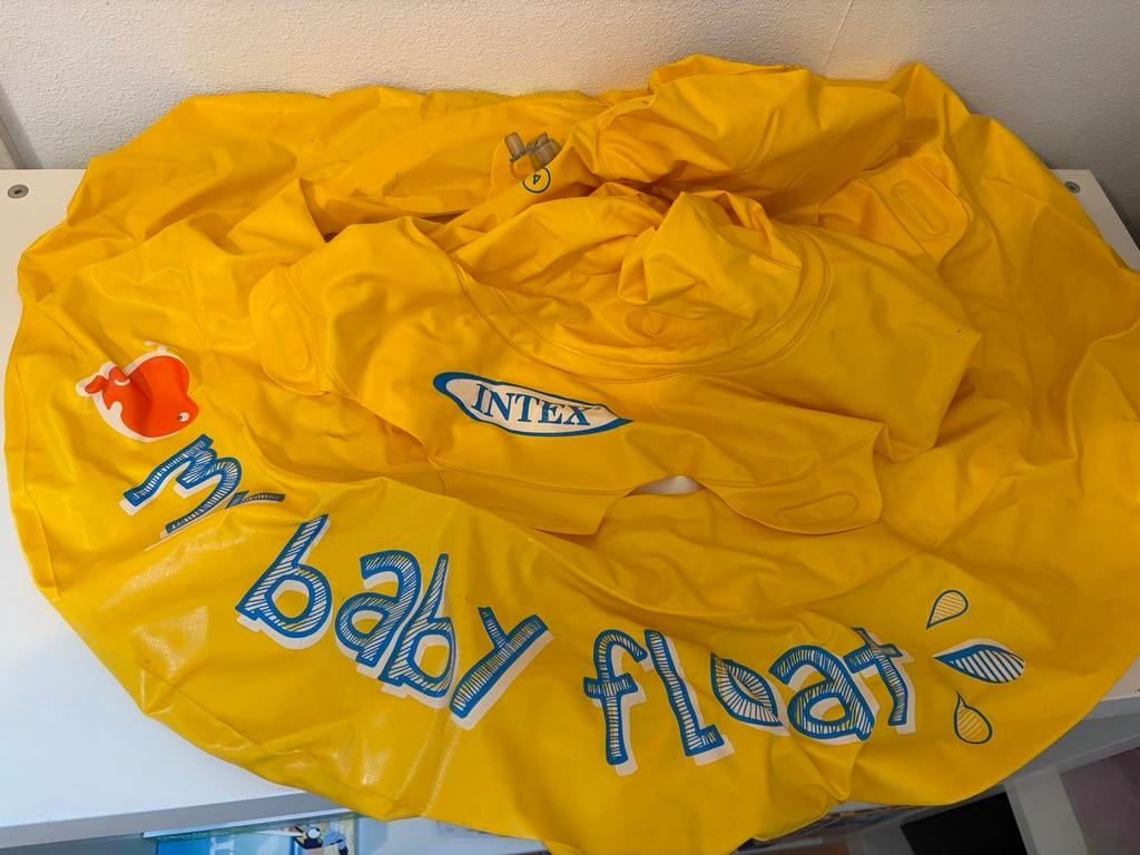 Intex Baby Float Zwemband - Geel, Kinderen en Baby's, Babykleding | Baby-zwemkleding, Zo goed als nieuw, Ophalen of Verzenden