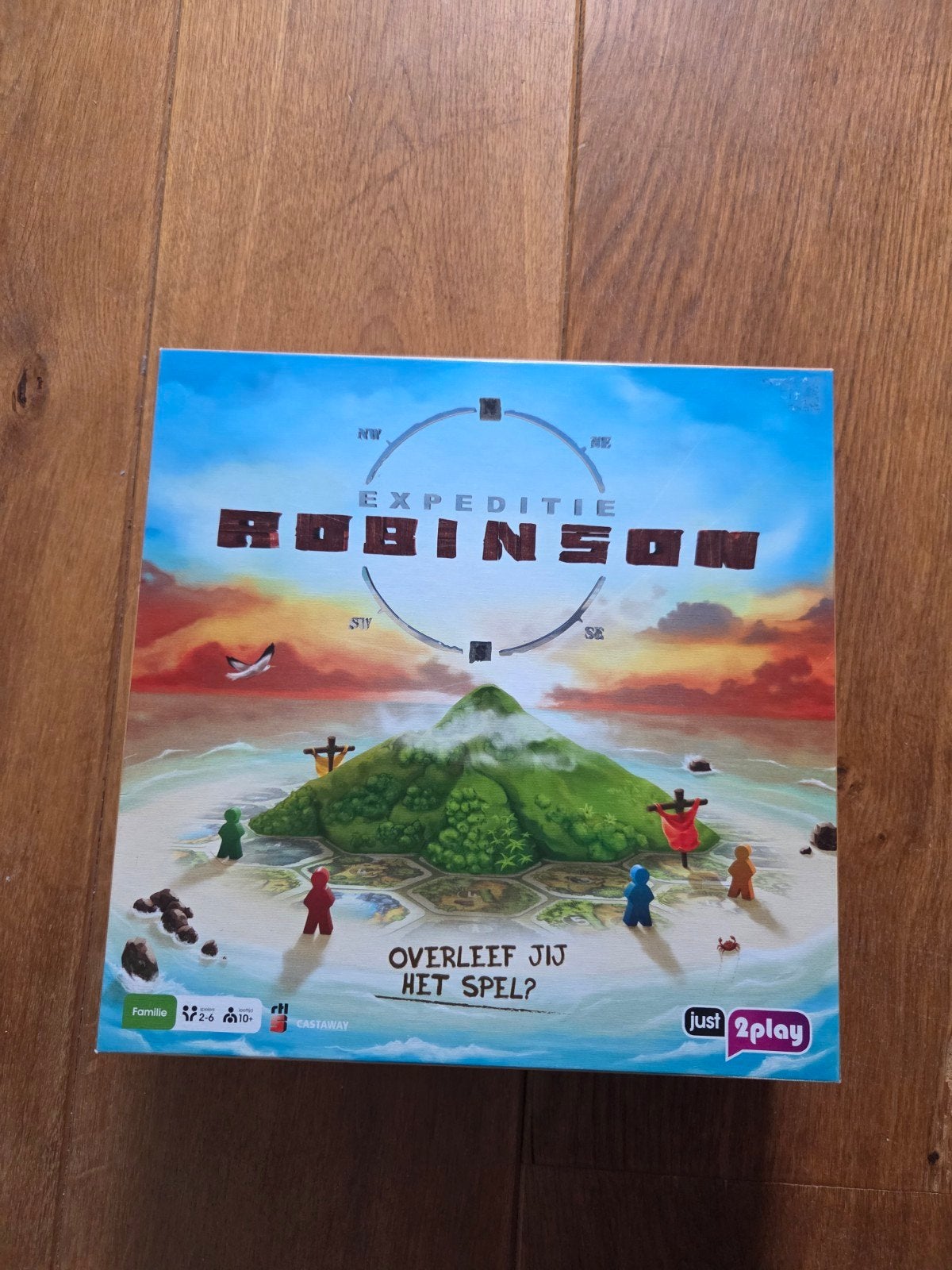 Expeditie Robinson Bordspel - Overleef jij het spel?, Vijf spelers of meer, Ophalen of Verzenden, Zo goed als nieuw, Just 2 Play