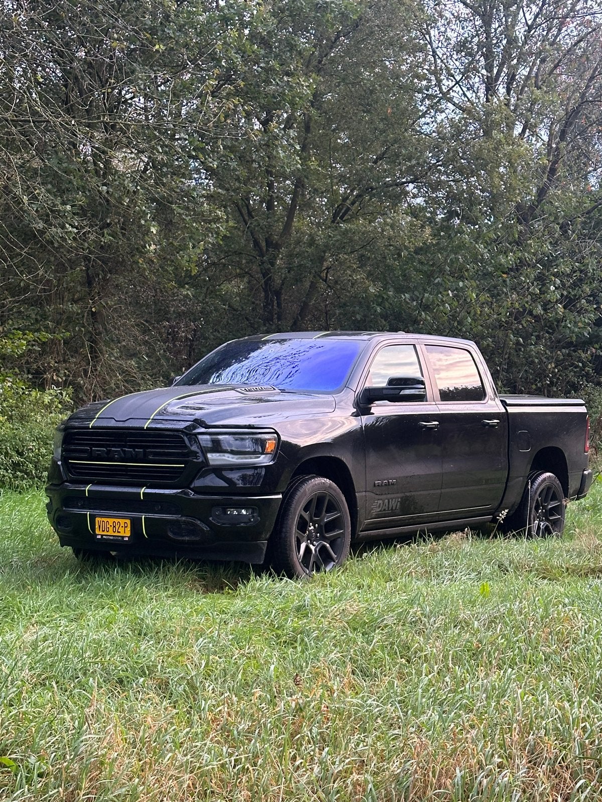 Dodge RAM Dodge RAM 2019 5,7 v8, Automaat, 5654 cc, Zwart, Leder
