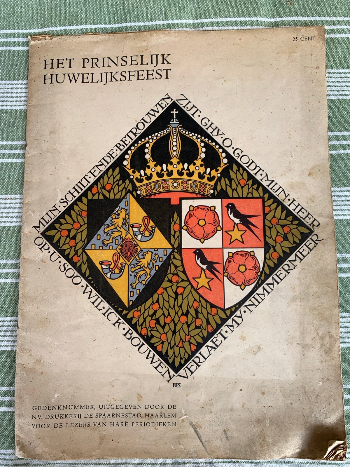 Gedenkboek Huwelijk Prinses Juliana en Prins Bernhard, Verzamelen, Ophalen of Verzenden