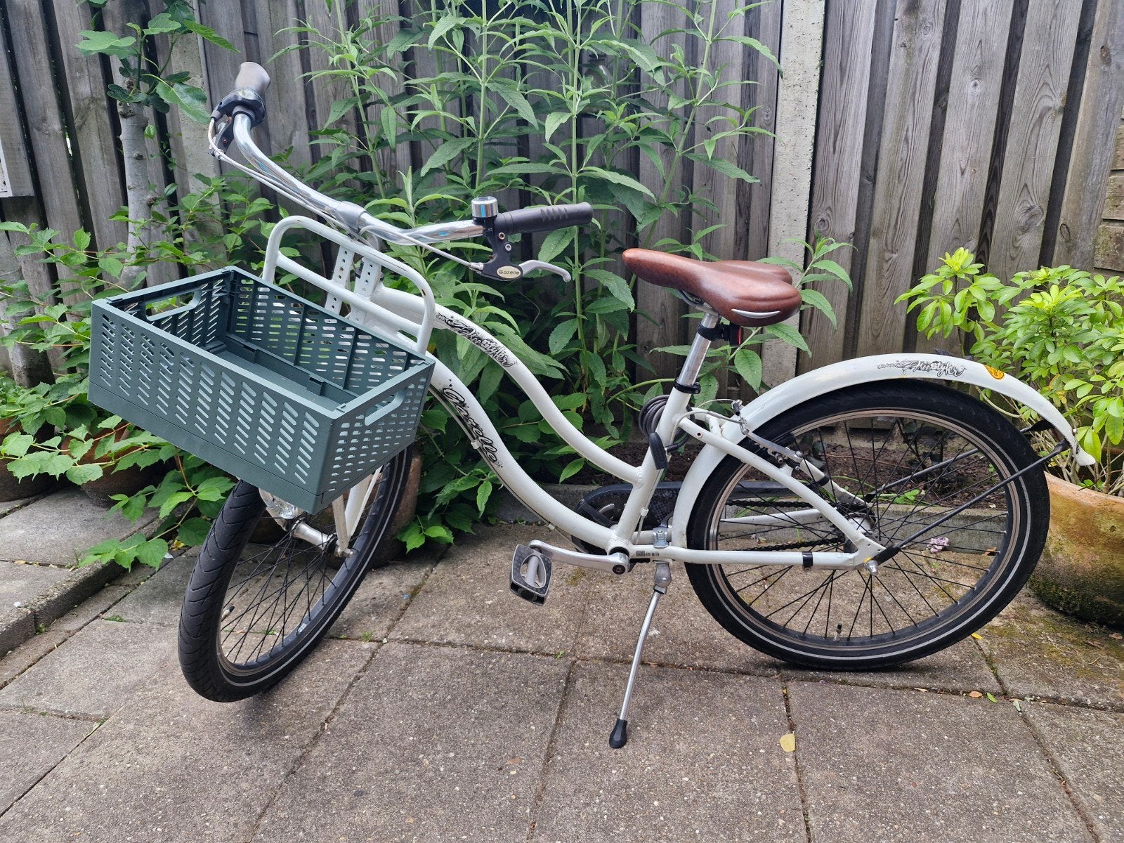 Gazelle Beachcruiser Kinderfiets 24 inch, Ophalen, Gebruikt, 20 inch of meer