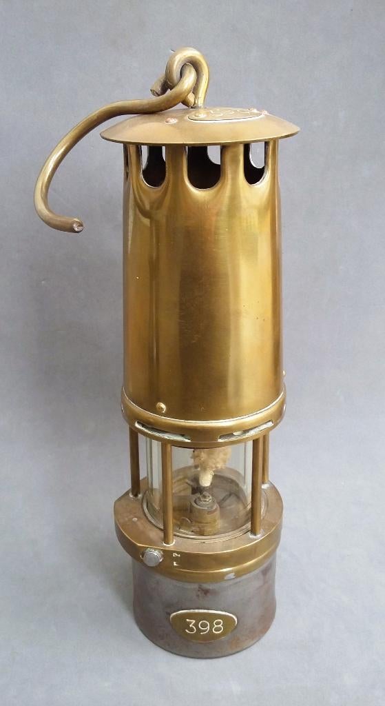 Omstreeks 1940 - 1950 Mijnlamp Mijnwerkerslamp Mijnbouw Lamp, Ophalen of Verzenden