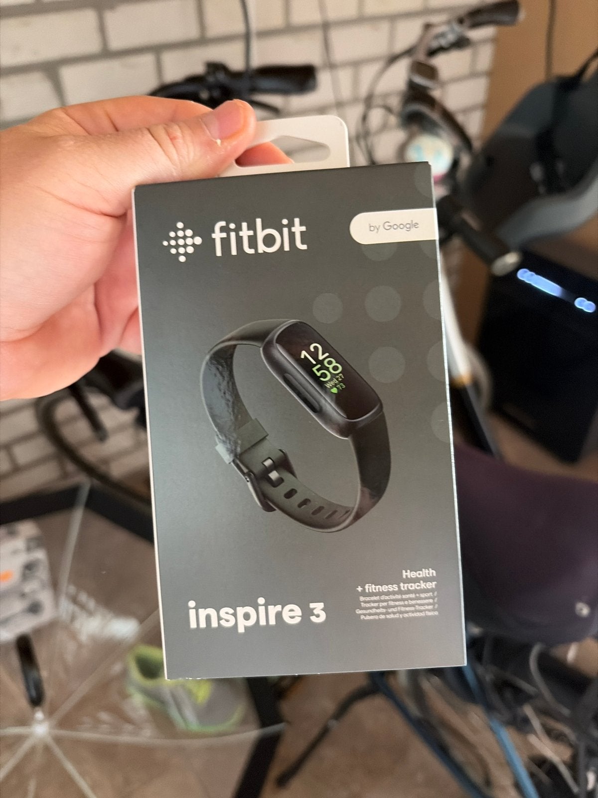 Fitbit Inspire 3 - Nieuw in doos, Zwart, Nieuw, Ophalen of Verzenden, Waterdicht