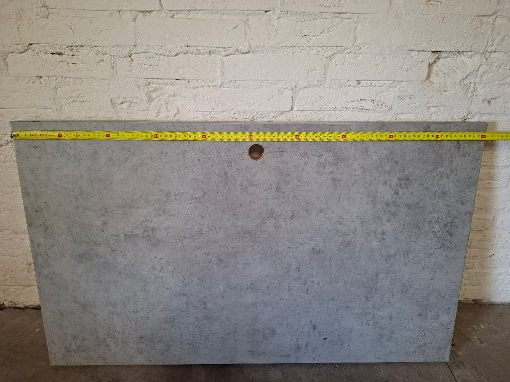 Aanrechtblad betonlook, Ophalen, 50 tot 100 cm, Zo goed als nieuw, Minder dan 100 cm