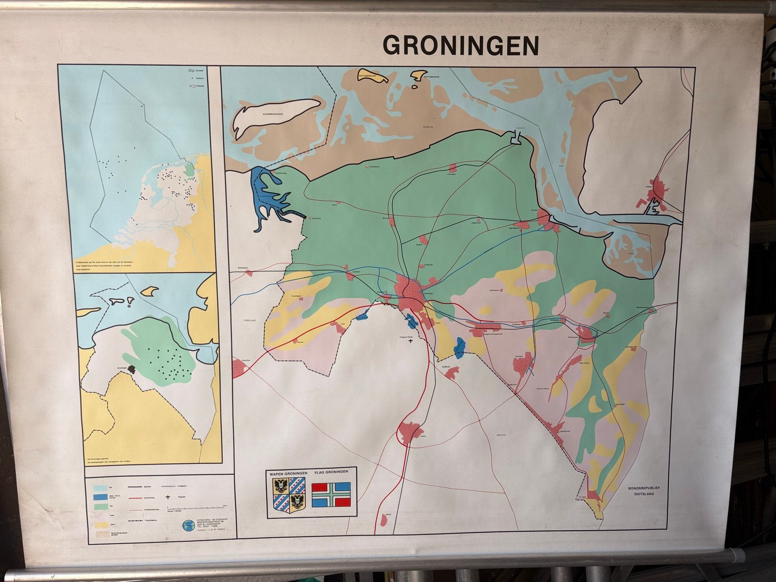 Landkaarten provincies, Boeken, Atlassen en Landkaarten, Ophalen, 1800 tot 2000, Nederland, Landkaart