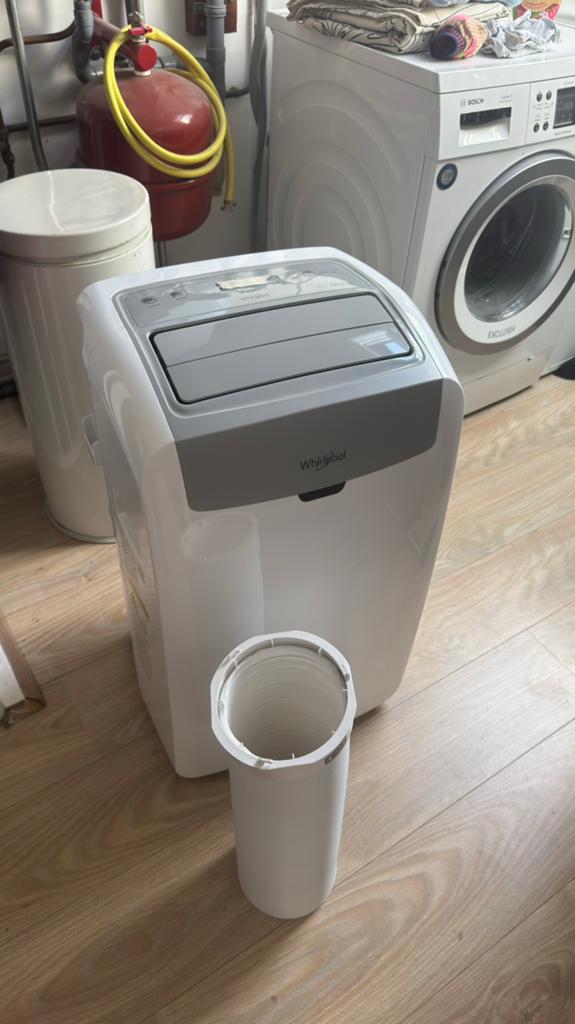 Whirlpool mobiele airco, Ophalen, Minder dan 60 m³, 3 snelheden of meer, Zo goed als nieuw