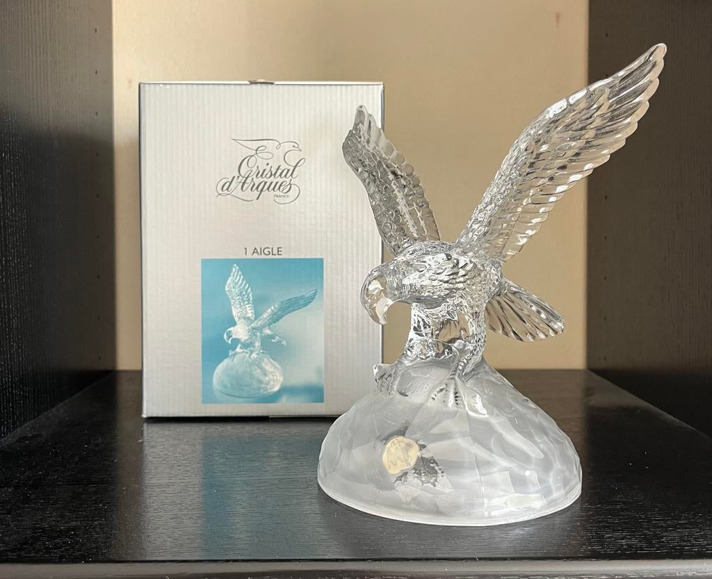 Cristal d'Arques Kristallen Dierenbeeldjes (Aigle, Lion, Tor, Ophalen