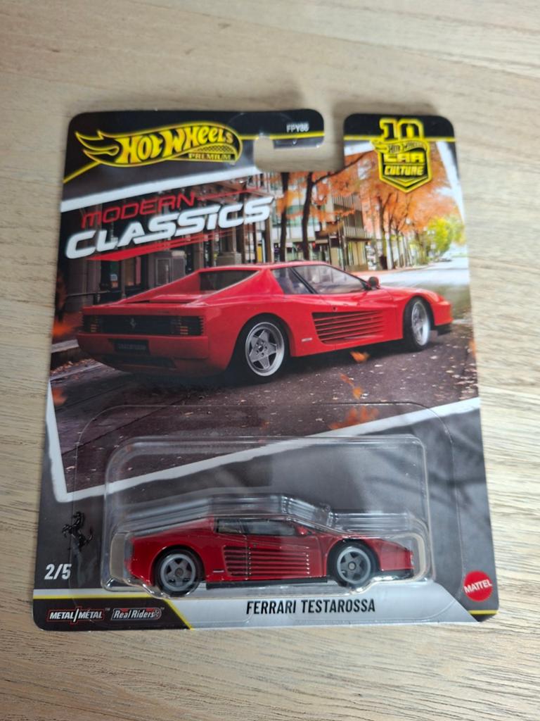 Hot Wheels Premium Ferrari Testarossa Modern Classics, Ophalen of Verzenden, Nieuw, Auto