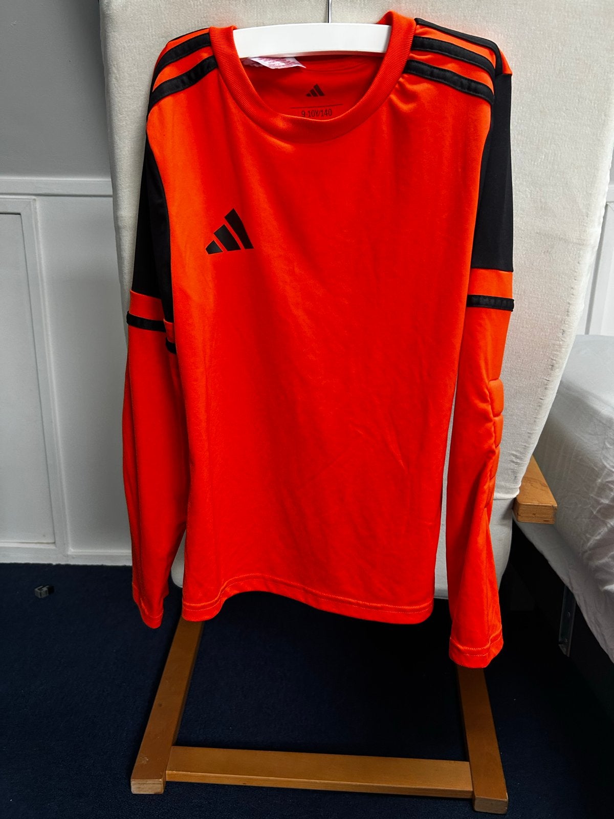 Adidas Keepersshirt Maat 140 Oranje Zwart, Ophalen, Zo goed als nieuw