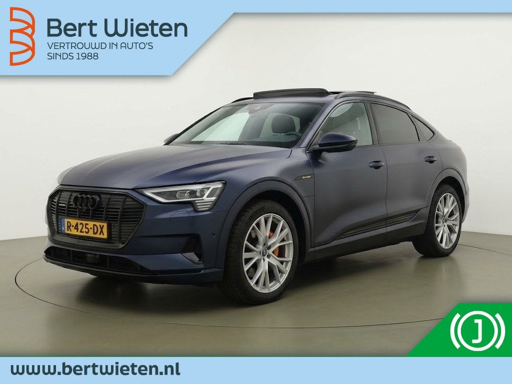 Audi e-tron Sportback 55 quattro S Line | Trekhaak | Schuifd, Auto's, Automaat, 0 cilinders, Zwart, 95 kWh