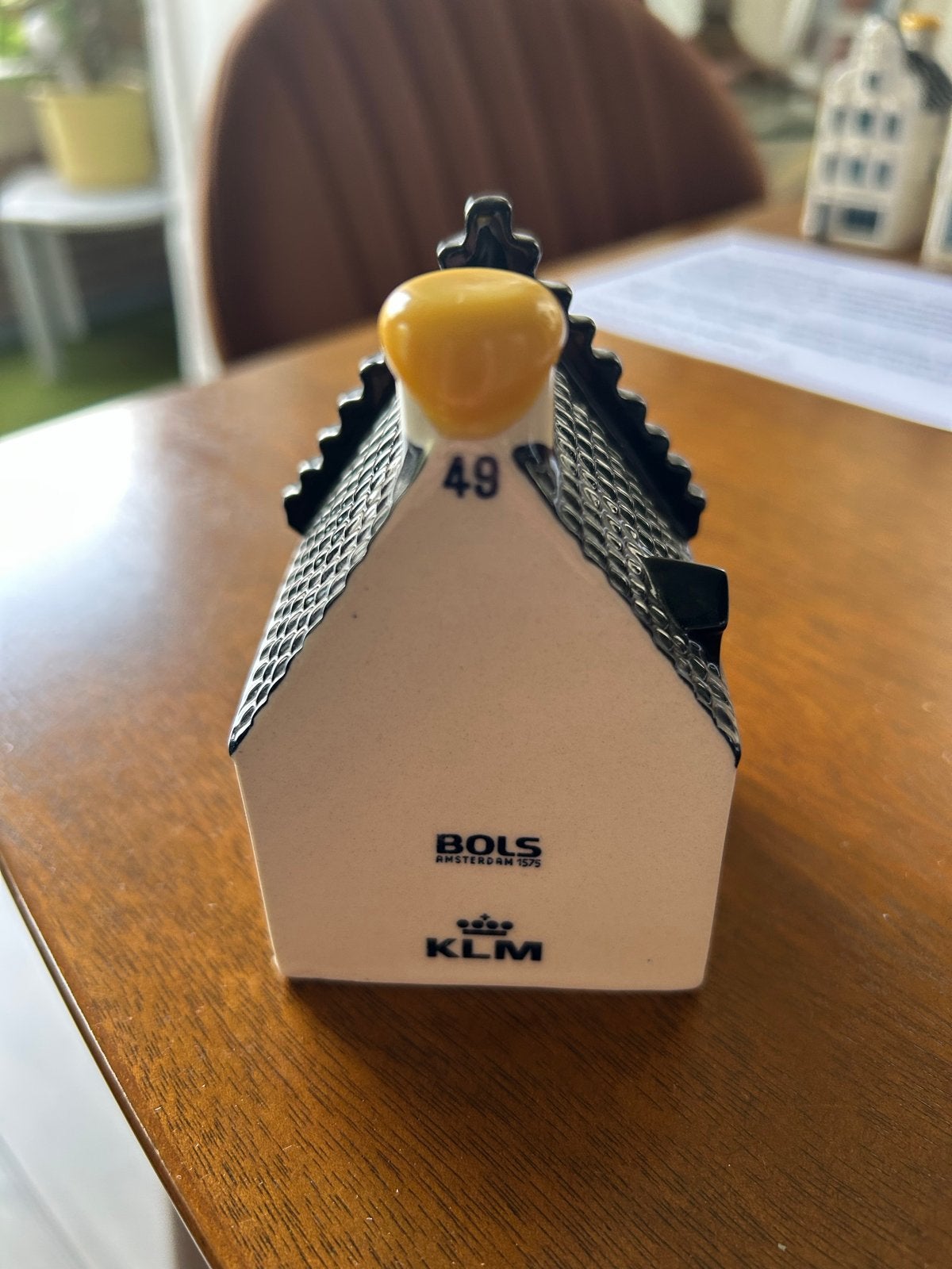 KLM BOLS Delfts Blauw huisje nummer 49, Ophalen of Verzenden, Zo goed als nieuw