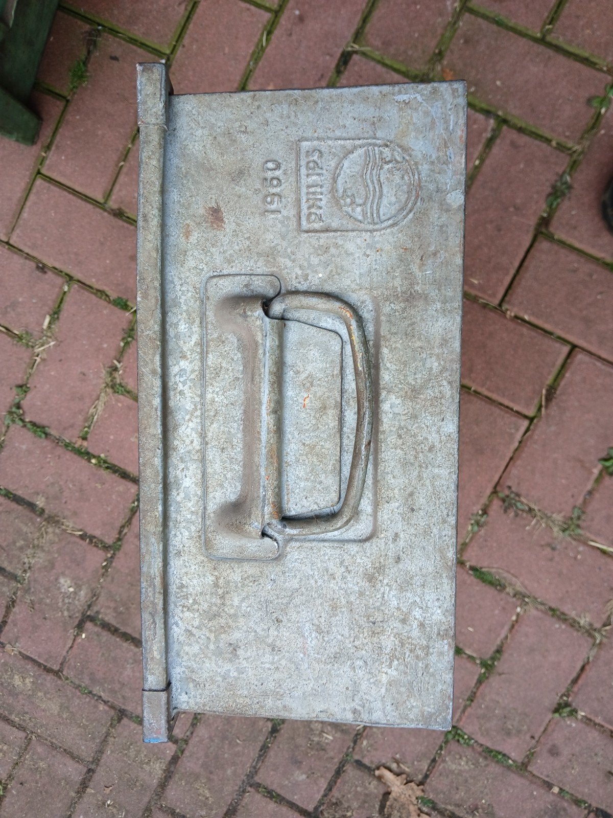 vintage Philips magazijn bak 1960, Ophalen of Verzenden, Minder dan 40 cm, Bak of Kist, Minder dan 35 cm